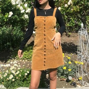 Corduroy brown dress from Tilly’s